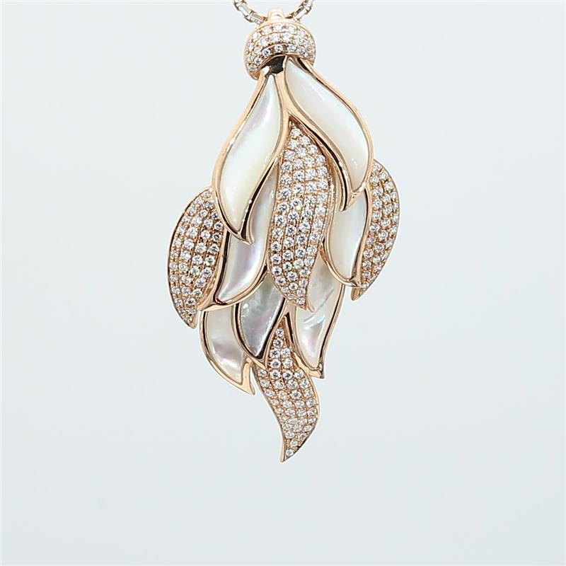 Shell Diamond Pendant ALP1556, dubai, UAE Almaasa Precious World DMCC