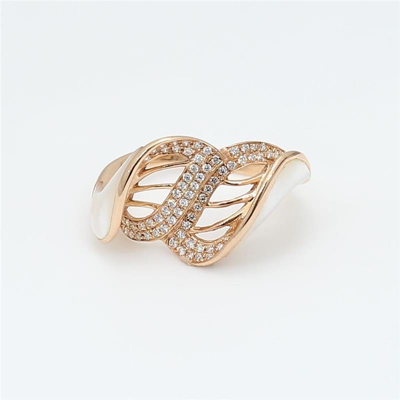 Shell Diamond Ring ALR1479, dubai, UAE Almaasa Precious World DMCC