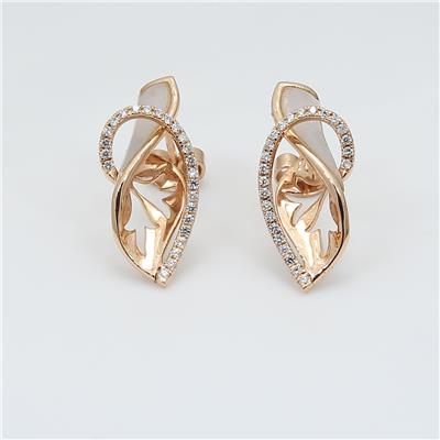 Shell Diamond Earring ALER1534