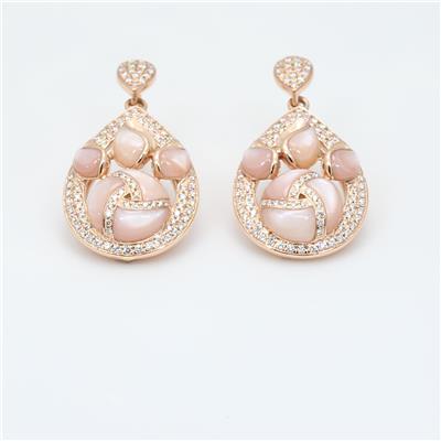 Shell Diamond Earrings ALER1761